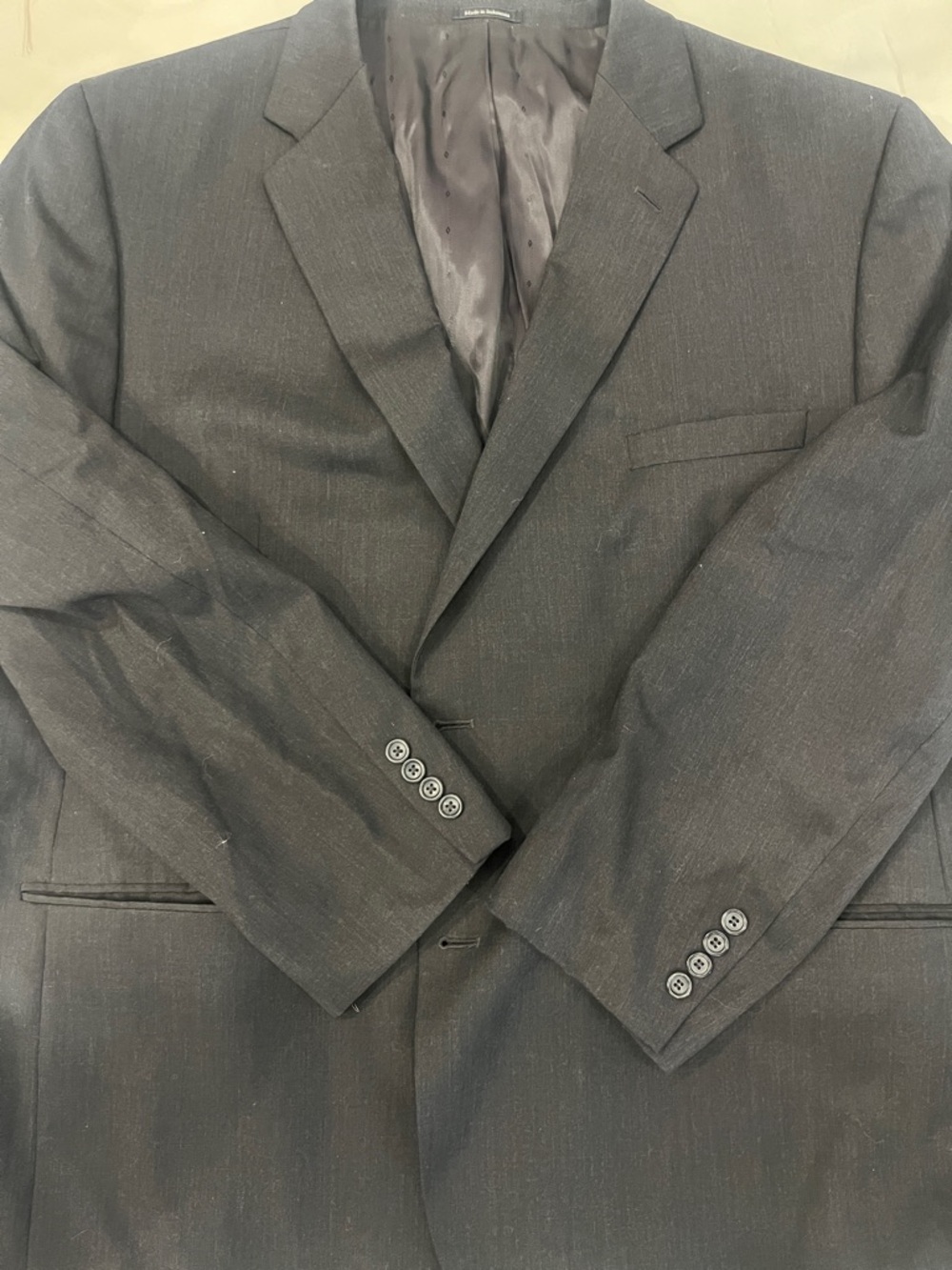Joseph & Feiss Men's Black Two-Button Suit Jacket